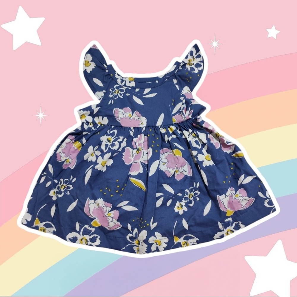 Carter’s Floral Navy/Purple Dress